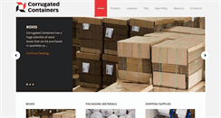 Desktop Screenshot of corrugatedcontainers.com