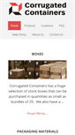 Mobile Screenshot of corrugatedcontainers.com